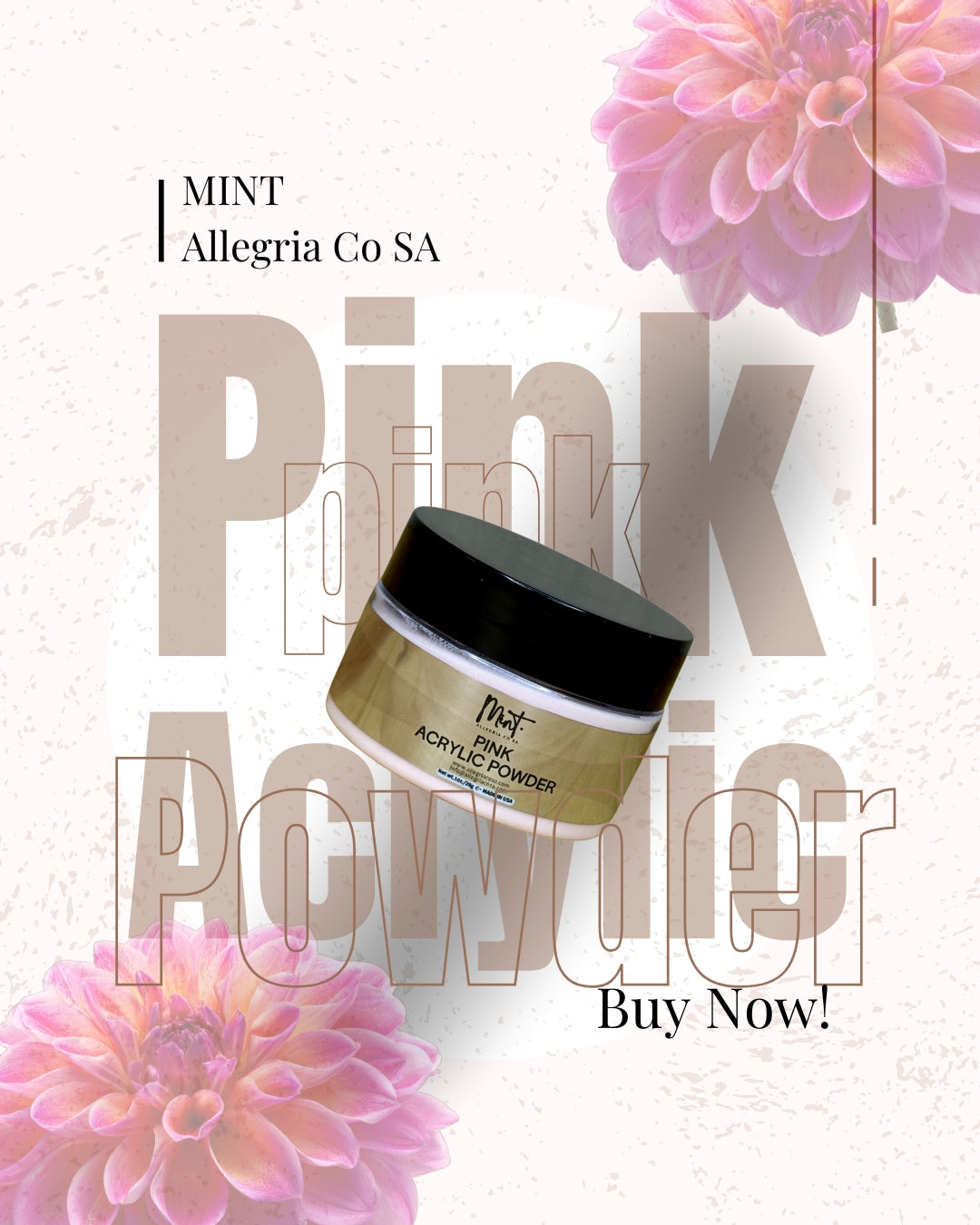 Pink Acrylic Powder 30g